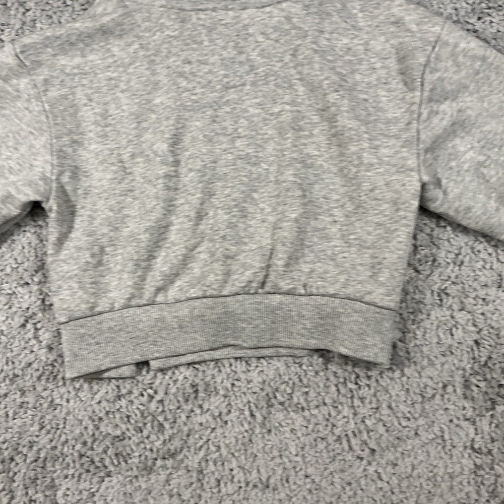 Nike Girls XS Gray Hoodie "Just Do It" Graphic Pullover Sweatshirt - Picture 14 of 16